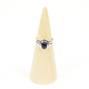 Ring zilver Mt. 8/57 Amethist HR22