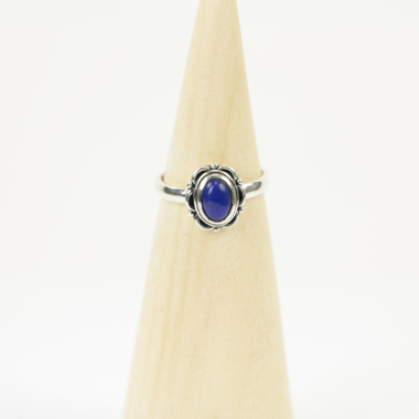 Ring zilver Mt. 6/52 Lapis Lazulli HR279