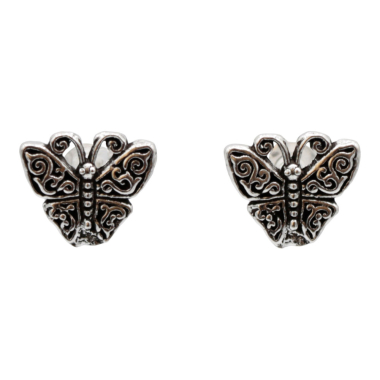 Oorstekers Vlinder, zilver SP3609