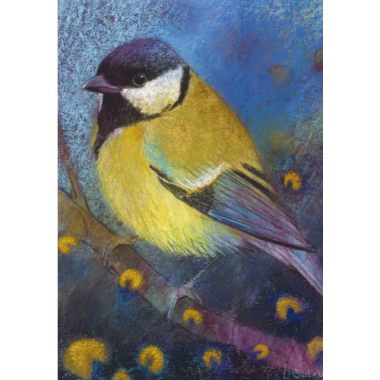 Ansichtkaart Koolmees II (L. Botman)