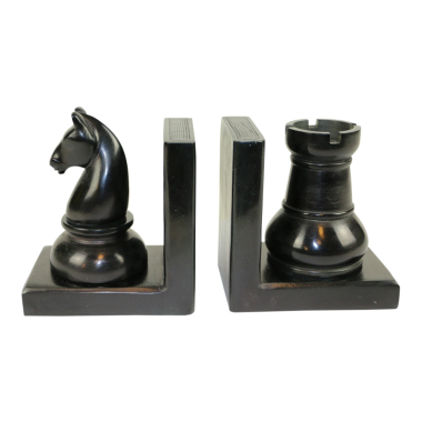 Bookend palewa chess black