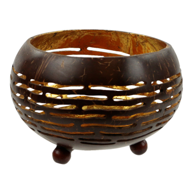 Schaal kokosnoot voeten S