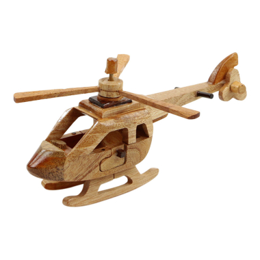 Beeld hout helikopter S