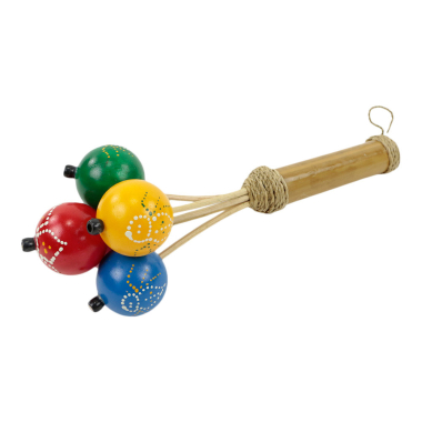 Rammelaar bamboe meerkleurig