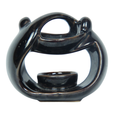 Oliebrander terracotta vriendenkring 2pers