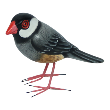 Beeld hout rijstvogel