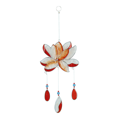 Mobiel resin lotus rood