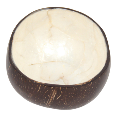 Schaal kokosnoot schelp S