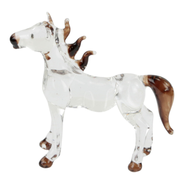 Beeld glas paard S
