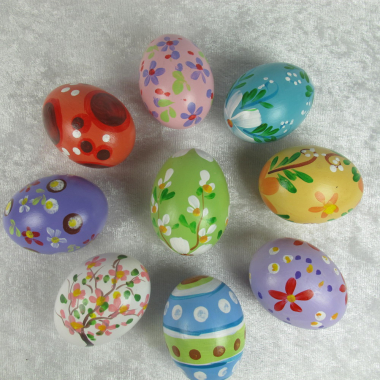 Keramiek Ei, handgeschilderd