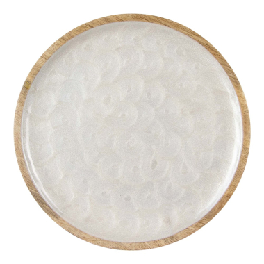 Assiette en bois de manguier Megan M