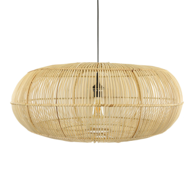 Lampe à suspension en rotin Oliver M