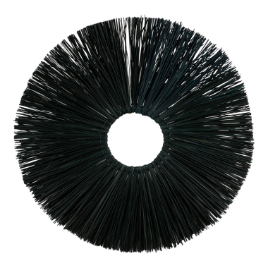 Support mural jonc de mer Dante noir M