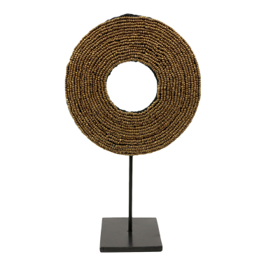 Perles décoratives Togo dorées L