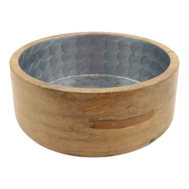 Slaschaal mangohout Nina XL