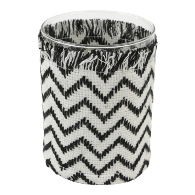 Waxinelichthouder Nadine zigzag