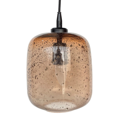 Hanglamp glas Kavi rond
