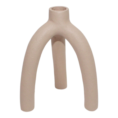 Kandelaar taupe Cassia