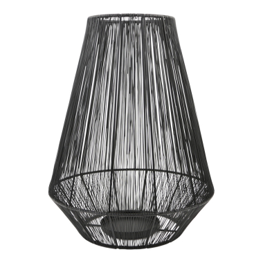 Windlicht zwart Atlas M