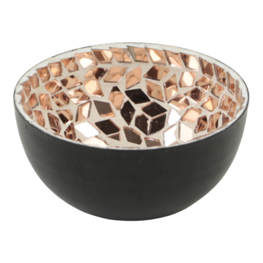 Waxinelichthouder koper Aria S