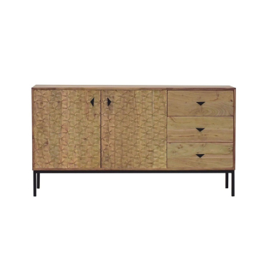 Dressoir hout Colombo 3 lades