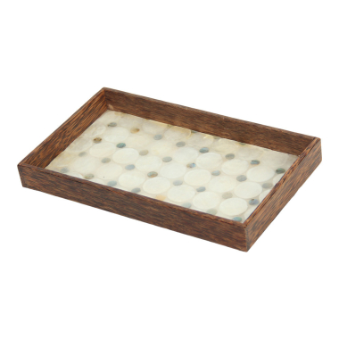 Serveer schaal hout Ashi