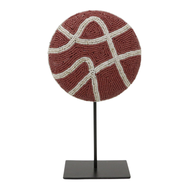 Decor op standaard Lines bruin S