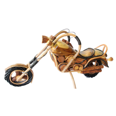 Beeld bamboe/hout chopper XL