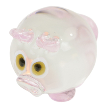 Beeld glas varken dik