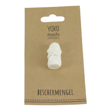 Geluksbrenger polystone beschermengeltje white