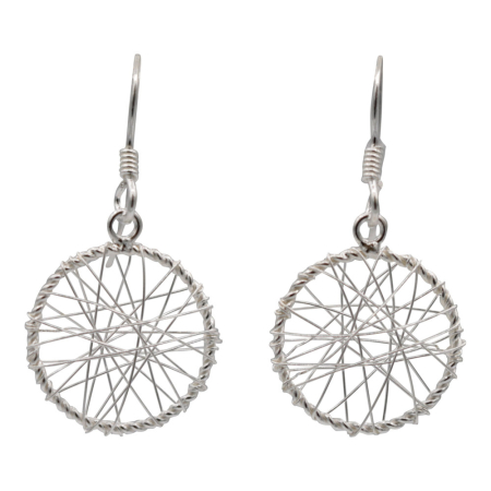 Oorhanger Cirkel, zilver SP8100