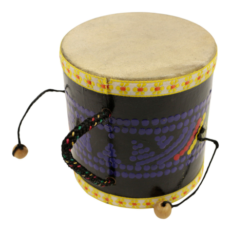 Tam-tam trommel stippenpatroon paars