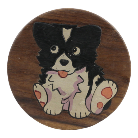 Krukje hout hond schattig