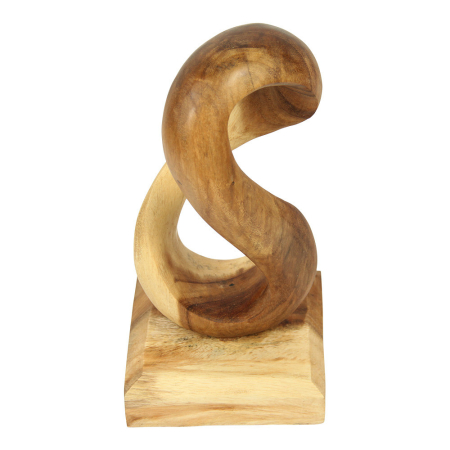 Statue wood Swirl