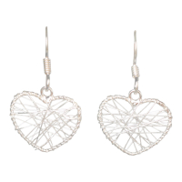 Oorhanger Hart, zilver SP8200