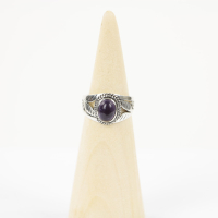 Ring zilver Mt. 6/52 Amethist HR49