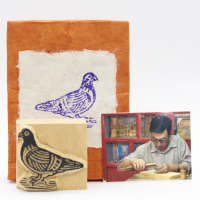 Houten Stempel Duif