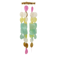 Mobiel capiz cirkel/vierkant pastel