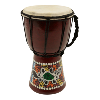 Djembe hout stippen zeeleven