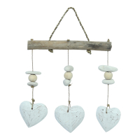 Hanger hout hartjes 3