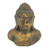 Beeld resin boedhha hoofd antiek