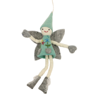 Ornament vilt fee mint groen