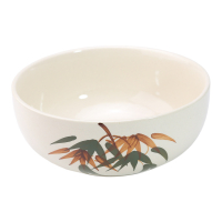 Schaal keramiek bamboe groen L