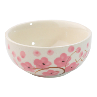 Schaal keramiek bloesem roze XS