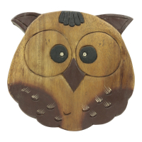 krukje hout uil bruin