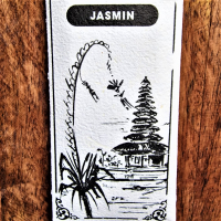 Wierook 'organic', 20 st in Recyceld papier verp. Jasmin