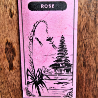 Wierook 'organic', 20 st in Recyceld papier verp. Rose