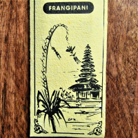 Wierook 'organic', 20 st in Recyceld papier verp. Frangipani