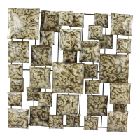 Wanddeco Blokken Modern 50 x 50 cm Batik Paintbrush