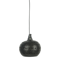 Hanglamp kokosnoot Rani zwart